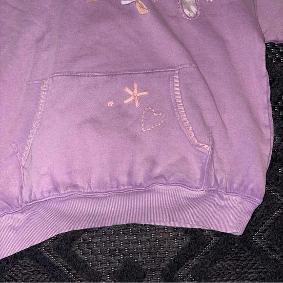 NWT Free People x We The Free Love Letters Hoodie 💜 Lavender - Picture 11 of 16
